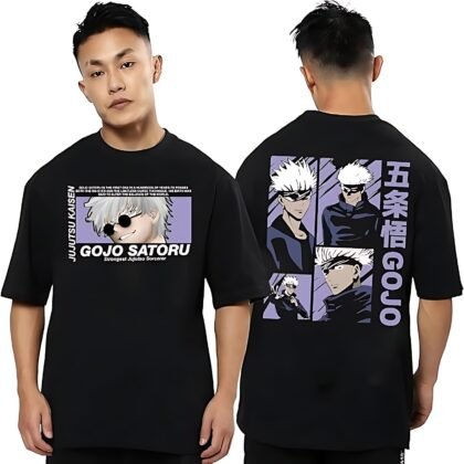 "Gojo Satoru Anime Graphic T-Shirt – Jujutsu Kaisen Edition"