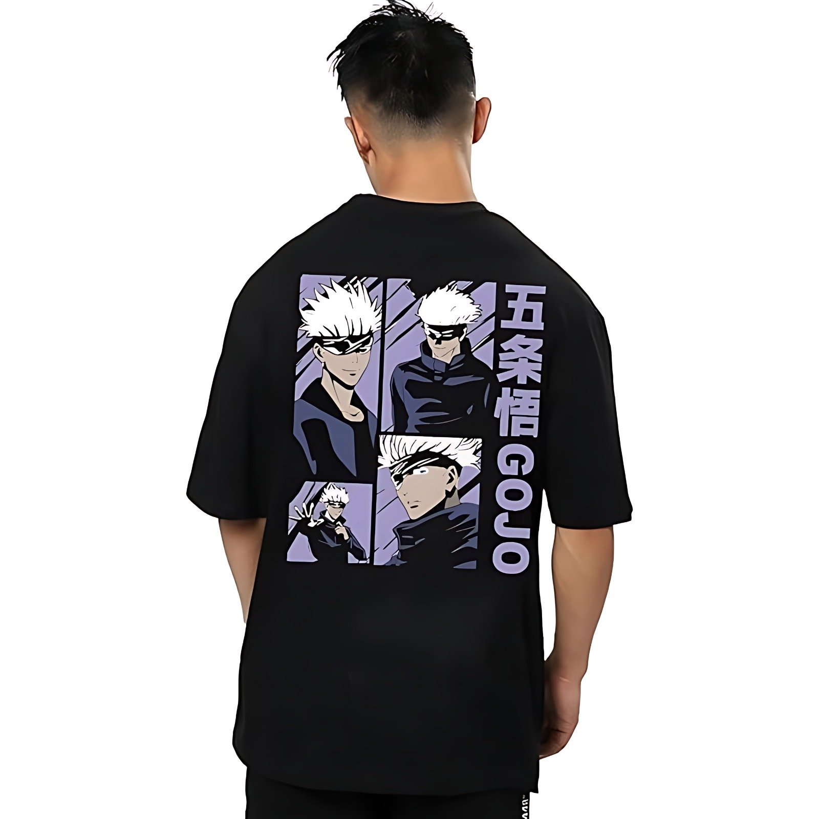 "Gojo Satoru Anime Graphic T-Shirt – Jujutsu Kaisen Edition" - Image 2