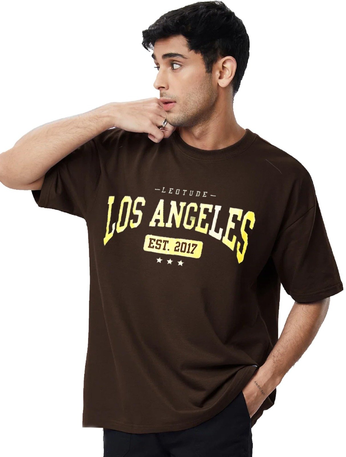 Los Angeles EST. 2017 Graphic T-Shirt – - Image 3