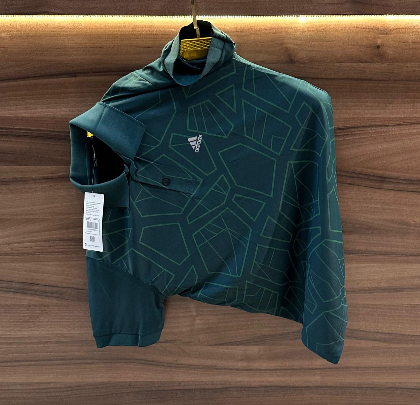 adidas Men’s Golf Polo – Dark Teal - Image 3