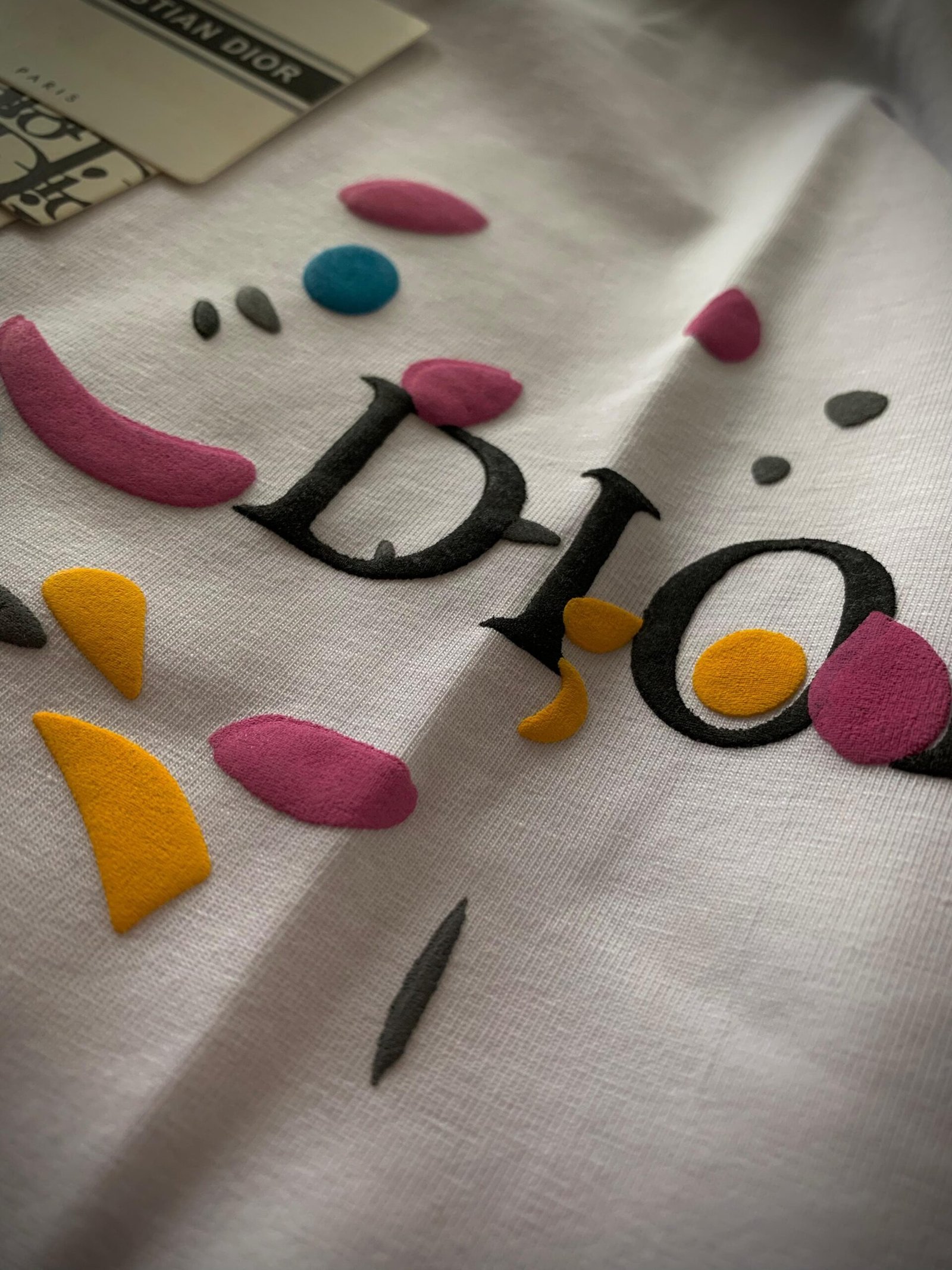 Color Burst Luxury Tee – Dior Inspired - Image 4