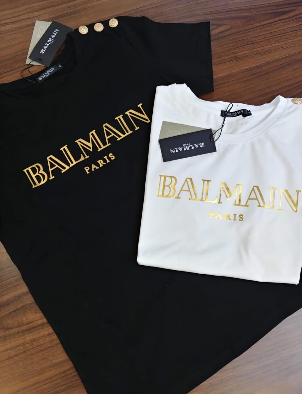 BALMAIN Paris Luxury T-Shirt – - Image 4
