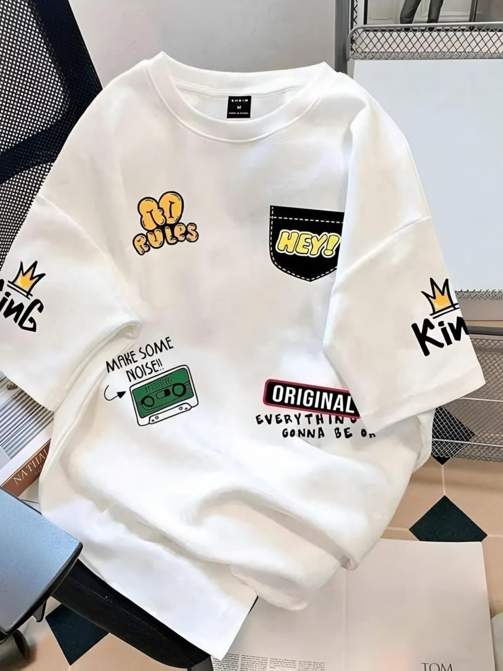 "Cassette Vibes – Retro Pop Tee