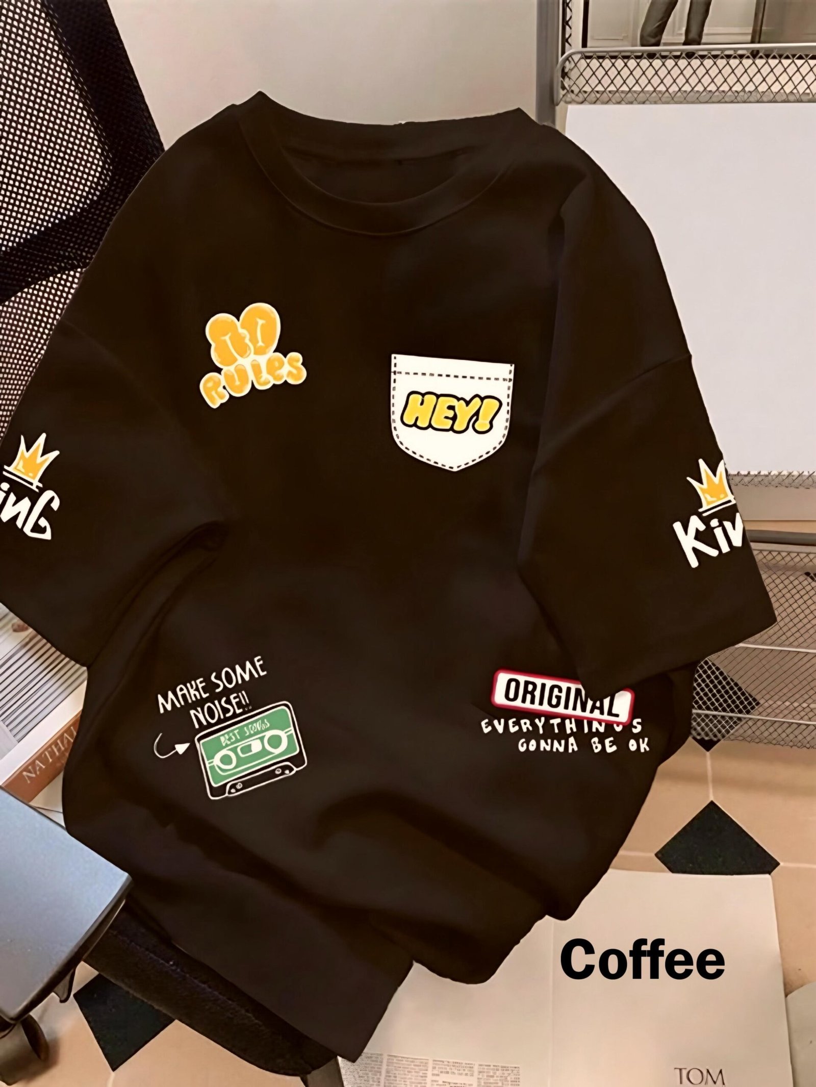 "Cassette Vibes – Retro Pop Tee - Image 2