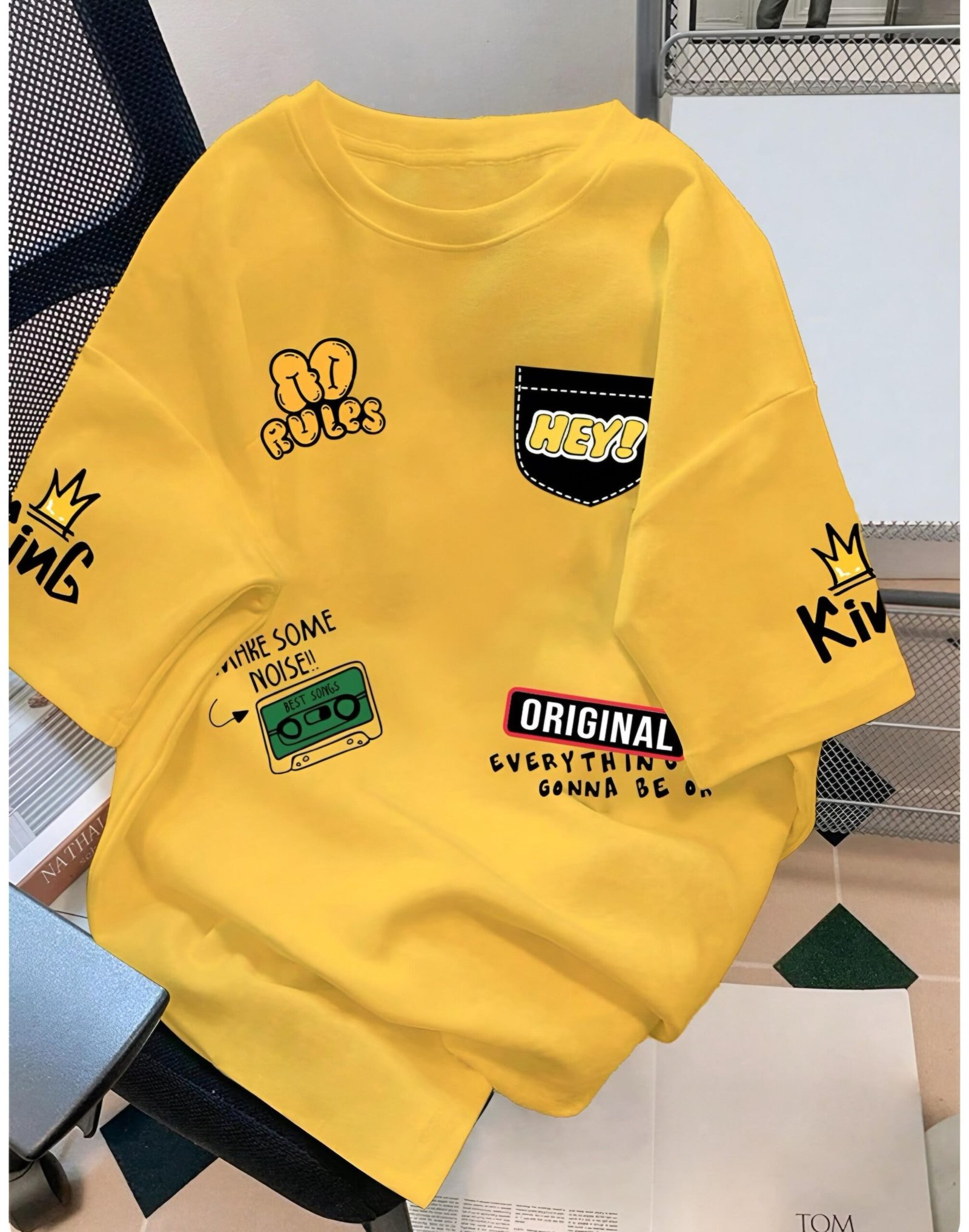 "Cassette Vibes – Retro Pop Tee - Image 5